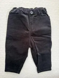 petit main 黒 コーデュロイ ボトムス 80サイズ