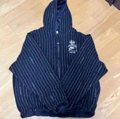 Stussy Nike Striped Wool Jacket Black