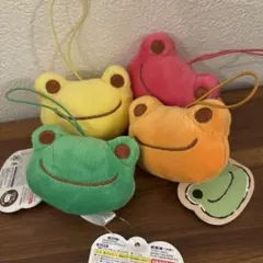 かえるのピクルス　もちもちフェイスマスコット　4匹セット