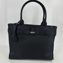 ☆新品未使用☆アミアンハウス☆ハンドバッグ☆トートバッグ☆レザー☆ブラック