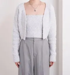 Chico ラメベアカーディガンセット