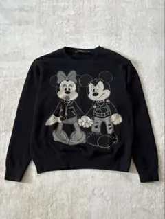 JOYRICH ミッキー ミニー スウェット ブラックのサムネイル