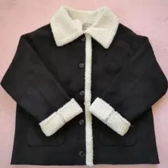 期間限定お値下げ【新品未使用】Denifits ボアジャケット Lサイズ 黒　冬