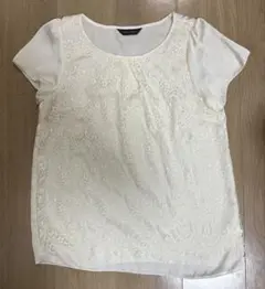 GALLORIA アイボリー 半袖トップス