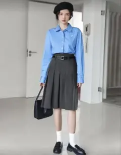 SHEIN DAZY ハイウエスト　プリーツスカート