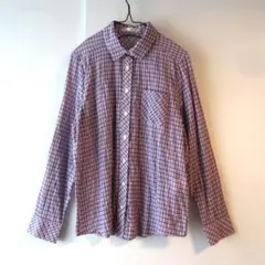 美品　container de NICE CLAUP　チェック柄　長袖シャツ