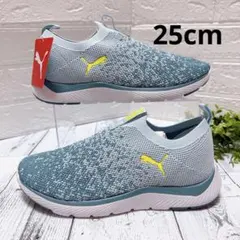 PUMA❤️25cm ソフトライド レミ スリップオン 軽量 ブルー 新品のサムネイル