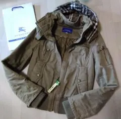 バーバリーブルーレーベルヴィンテージホース刺繍付ジャンパー38