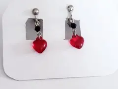 ハート　イヤリング