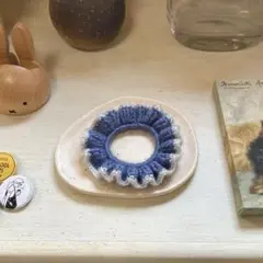 バイカラーシュシュ