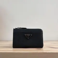 極美　PRADA 三角ロゴ　1PP122 フラグメントケース　コインケース　財布のサムネイル