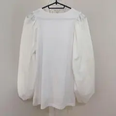 anana♡アナナ　カットソー×布帛セットインボリューム袖TOPsのサムネイル