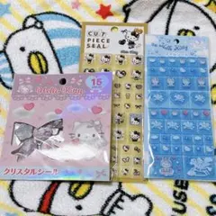 サンリオ キティ タイル おはじき シール 平成 シール帳 エンジェル ギャル