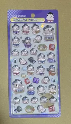 新品正規品 ボンボンドロップシール 和柄 お相撲さん