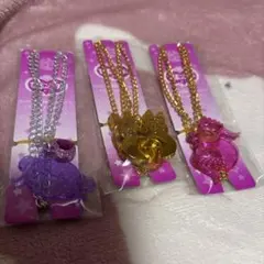 セボンスター竹パラコラボネックレス3個