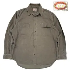 80's【バナナリパブリック 】コーデュロイ サファリシャツ　ビンテージ