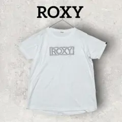 ROXY 半袖Tシャツ ロゴTシャツ クルーネック (М) ホワイト レディース