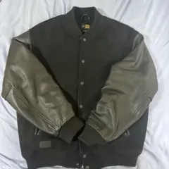 NEW ERA 高級スタジャン ブラック LL