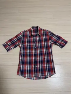 REQUEST 半袖チェックシャツのサムネイル