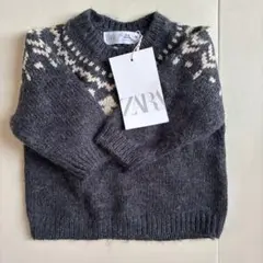 ZARA ノルディック柄セーター 3-6ヶ月