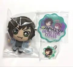 コナン セガくじ ぬいぐるみマスコット くら寿司 コースター チャーム 世良真純