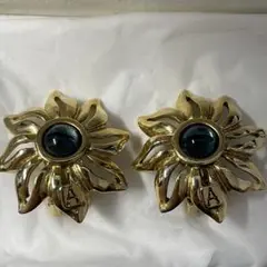 美品 ALEXANDRE DE PARIS イヤリング 花形