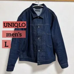 UNIQLO デニムトラッカージャケット 68 BLUE L 男女兼用