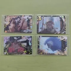 ワンピース　イタジャガ　ルッチ　白ひげ　黒ひげ　ガープ　4枚