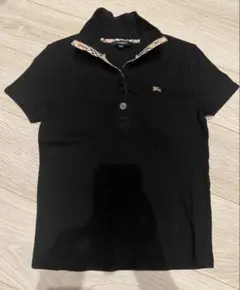 バーバリー　ポロシャツ　150Aセンチ　ブラック　ノバチェック