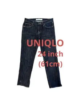 ユニクロ スキニーフィット ジーンズ 24インチ 61cm アンクル くるぶし