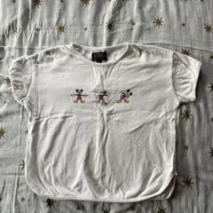 ミッキーマウス プリント Tシャツ　キッズ　120センチ