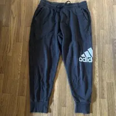 adidas ブラック ジャージパンツ A/XL