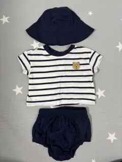 baby GAP ボーダーセットアップ 3-6ヶ月のサムネイル