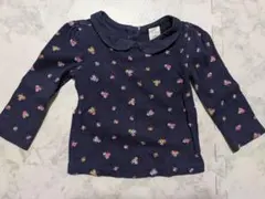 Baby GAP 花柄 ネイビー 長袖 トップス 12-18ヶ月