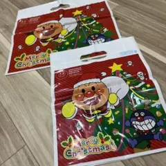 アンパンマンミュージアム 袋 未使用 クリスマス仕様 2サイズ