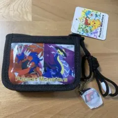 ポケモン財布　スカーレット　バイオレット ブラック　コライドン　ミライドン