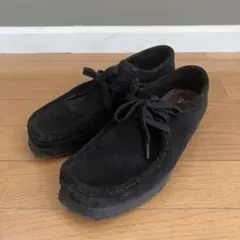 美品 CLARKS Wallabee / メンズ ワラビー ブラックスエード