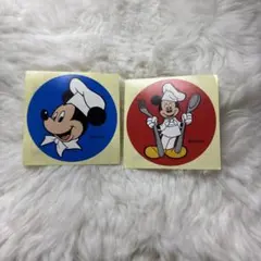 ミッキーマウス シェフ ステッカーセット