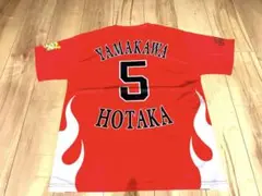 ホークス　カチドキレッドTシャツ　山川選手　おまけ付き