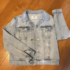 ZARA ライトブルー デニムジャケット