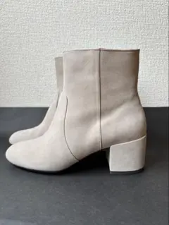 【美品　ジオックスGEOX】ベージュ スエード　ショートブーツ