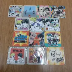 僕のヒーローアカデミア　緑谷出久　爆豪勝己　アートコースター　13枚　ヒロアカ