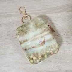 ハンドメイド ぶら下げミニポーチ タテ型 yukiemon カルーセル