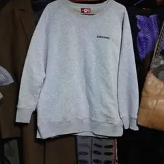 CONVERSE グレー スウェット トレーナー