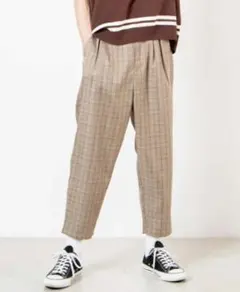 WEGO クラシックチェックアンクルペグトップ Sサイズ