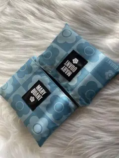 MARY QUANT フラワーパターンエコバッグ2個セット