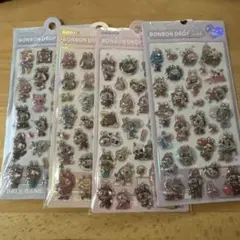 ③ラブブ♡可愛いシール4枚セット