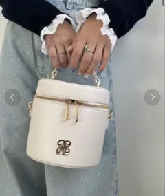 ナイスクラップ　ロゴエンブレム　バニティバッグのサムネイル