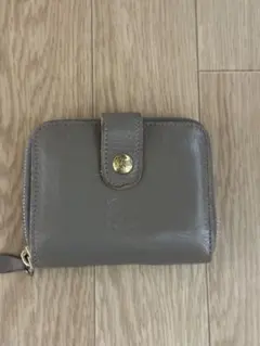 IL BISONTE 二つ折り財布 グレー レザーのサムネイル