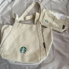 スターバックス福袋2025 トートバッグ&バックインバック&ポーチ 2点セット